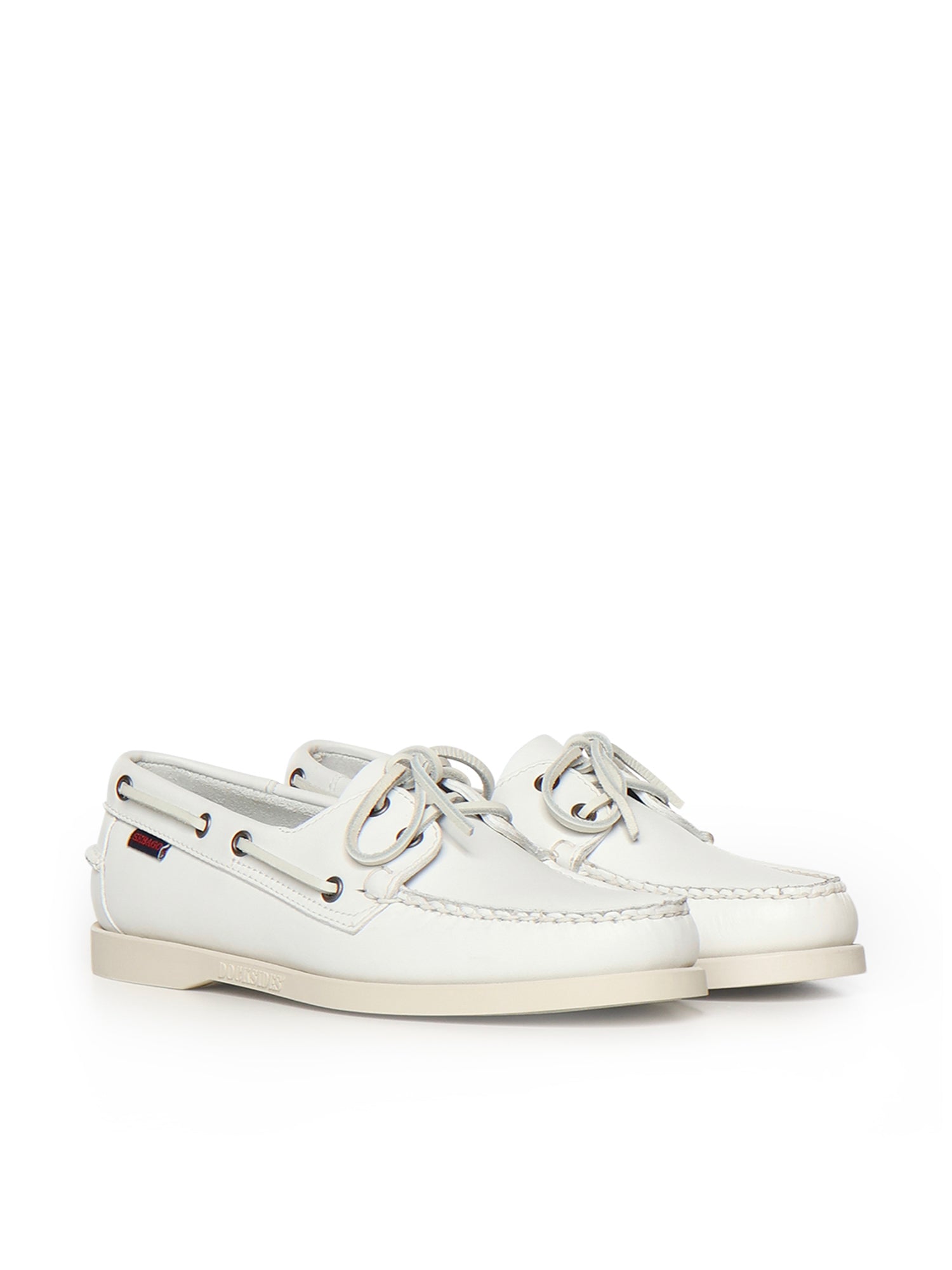 Sebago Flat shoes White Leather