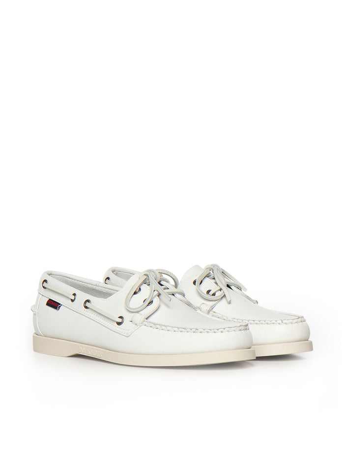 Sebago Flat shoes White Leather