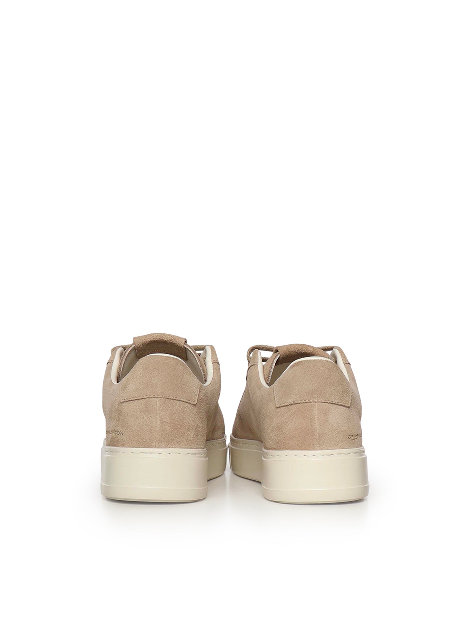 Crime London Sneakers Sand Leather Fabric