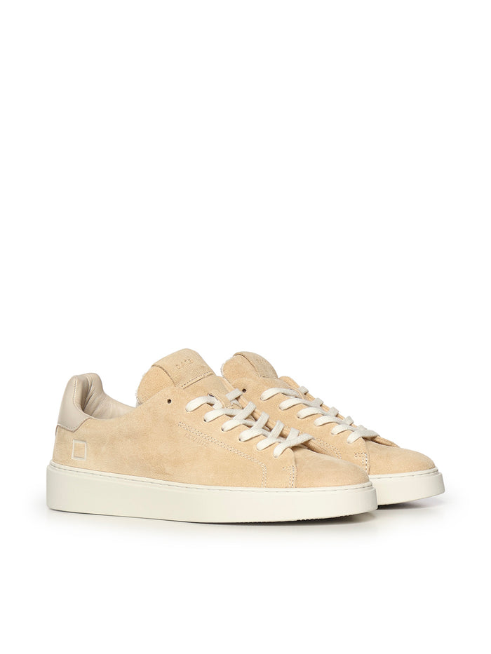 D.A.T.E. Sneakers Beige Cowskin