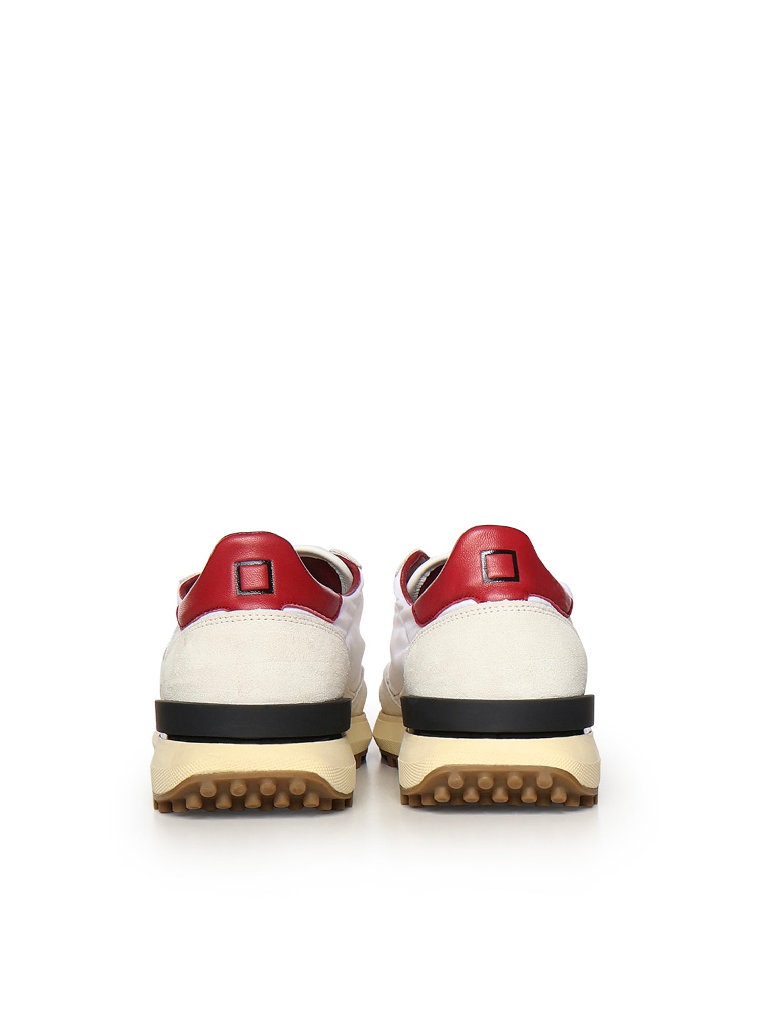 D.A.T.E. Sneakers White Bordeaux Polyester