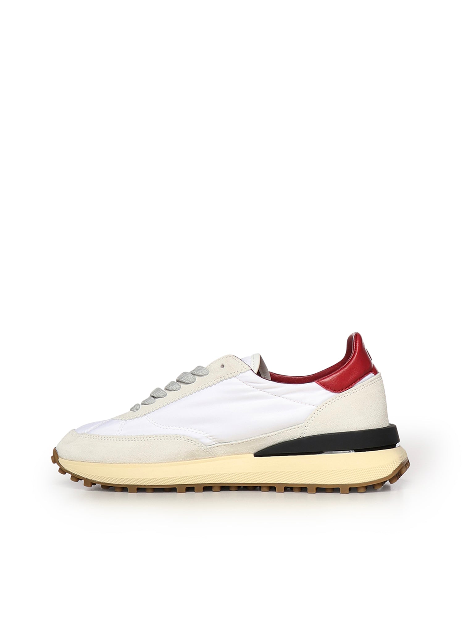 D.A.T.E. Sneakers White Bordeaux Polyester