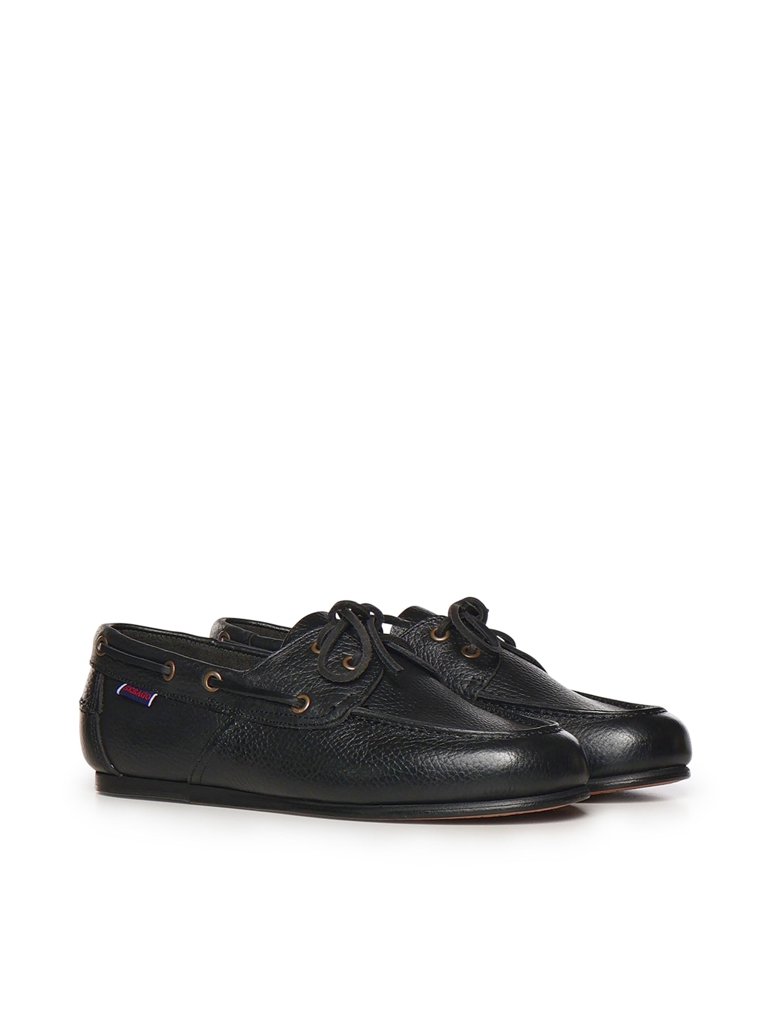 Sebago Flat shoes Black Leather