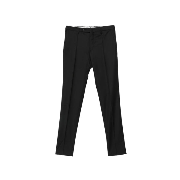 Tailored Virgin Wool Trousers Black