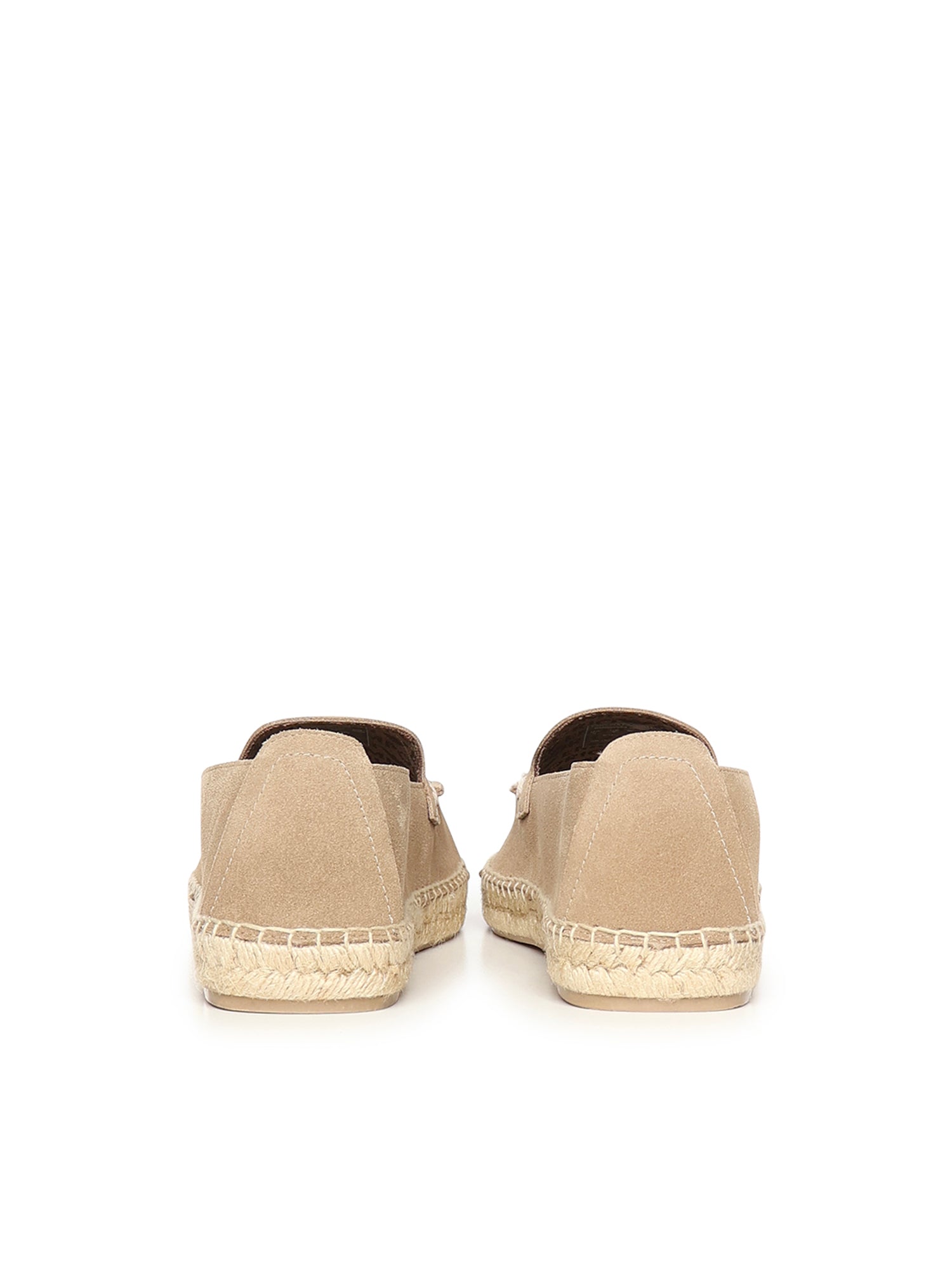 Emporio Armani Flat shoes Beige Calfskin