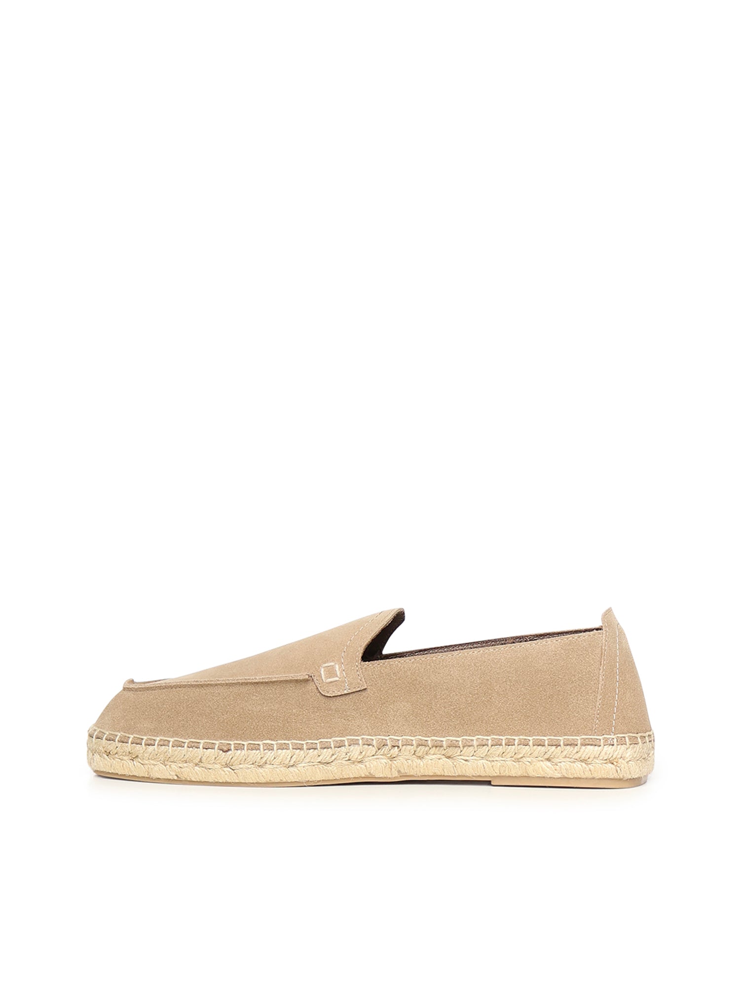 Emporio Armani Flat shoes Beige Calfskin