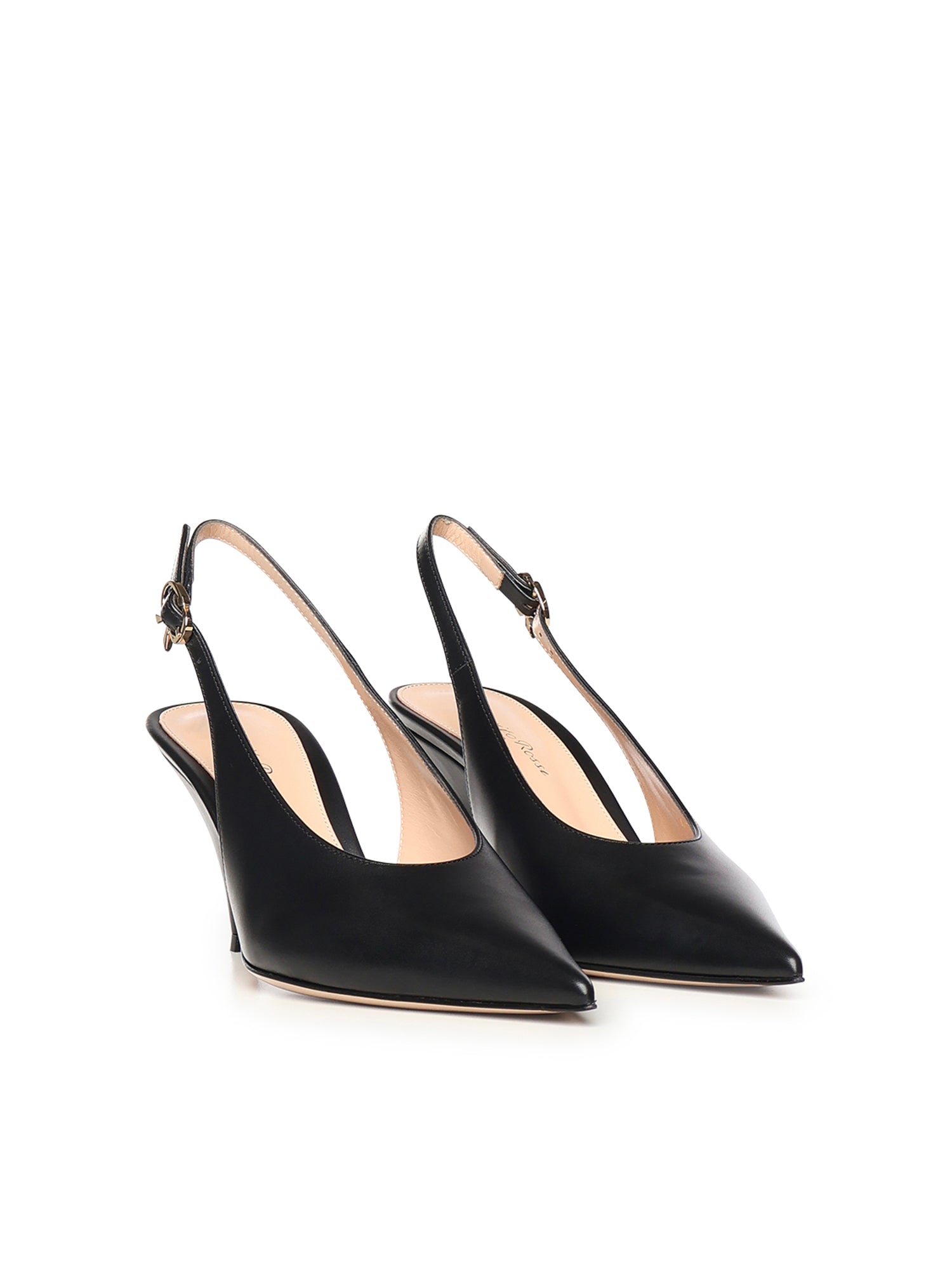Gianvito Rossi With Heel Black Calfskin
