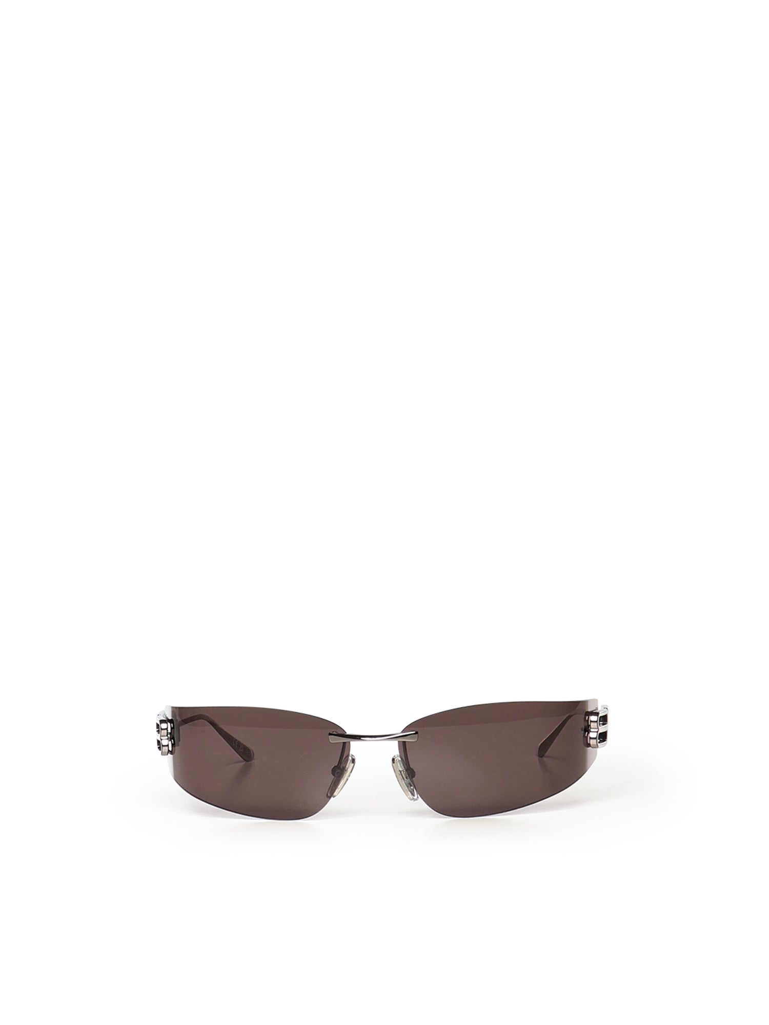Balenciaga Sunglasses Silver/black Metal