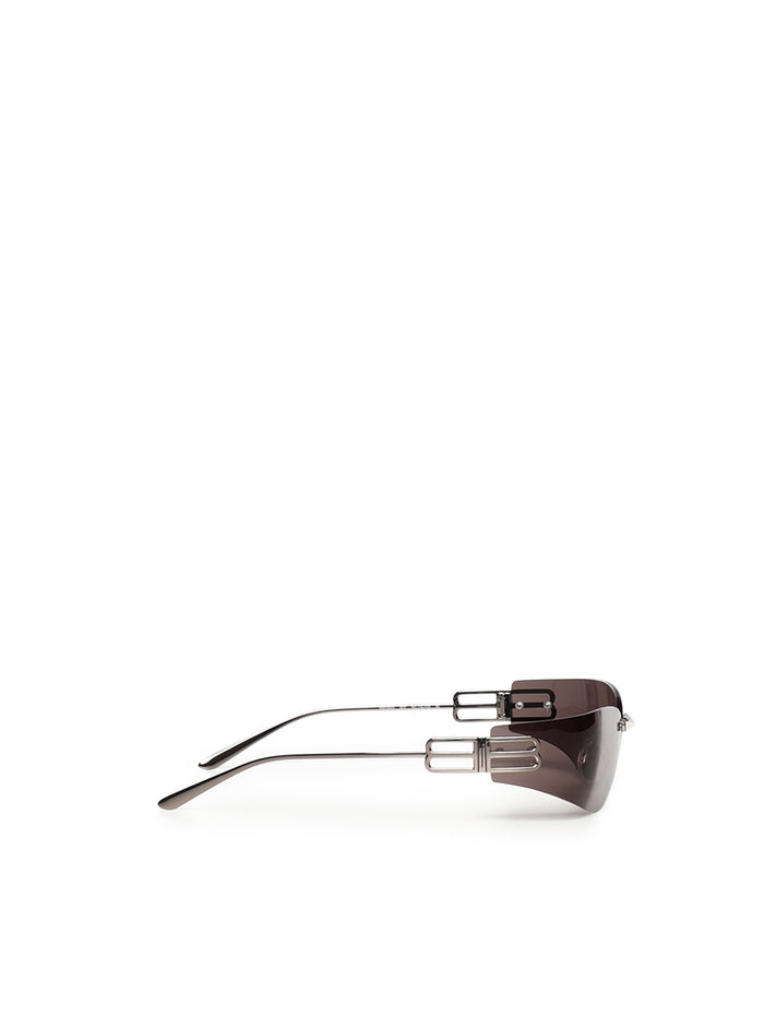 Balenciaga Sunglasses Silver/black Metal