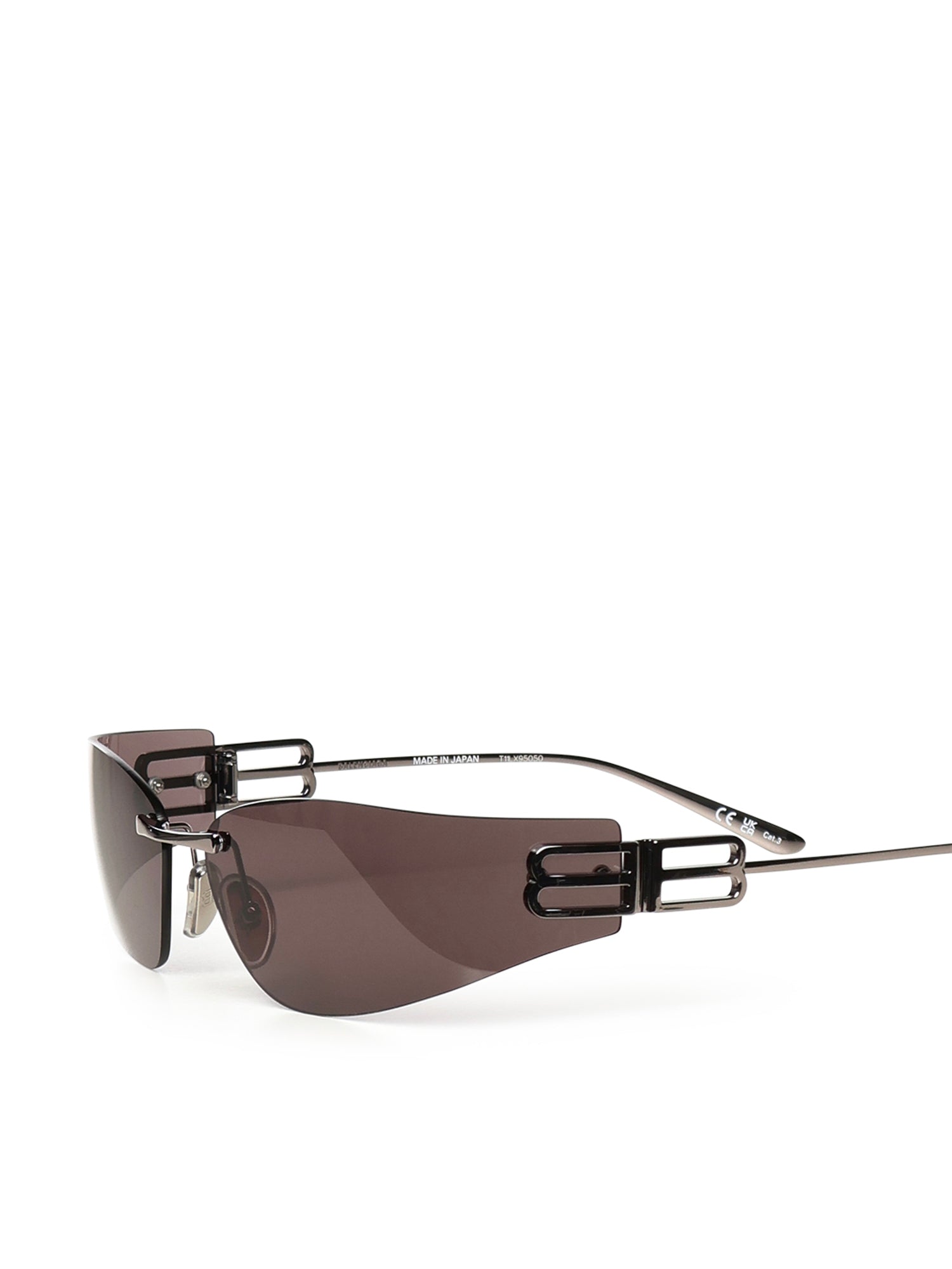 Balenciaga Sunglasses Silver/black Metal