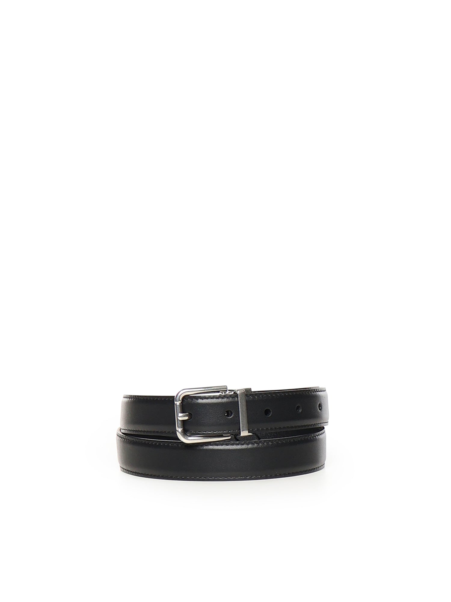 Dolce & Gabbana Belts Black Calfskin