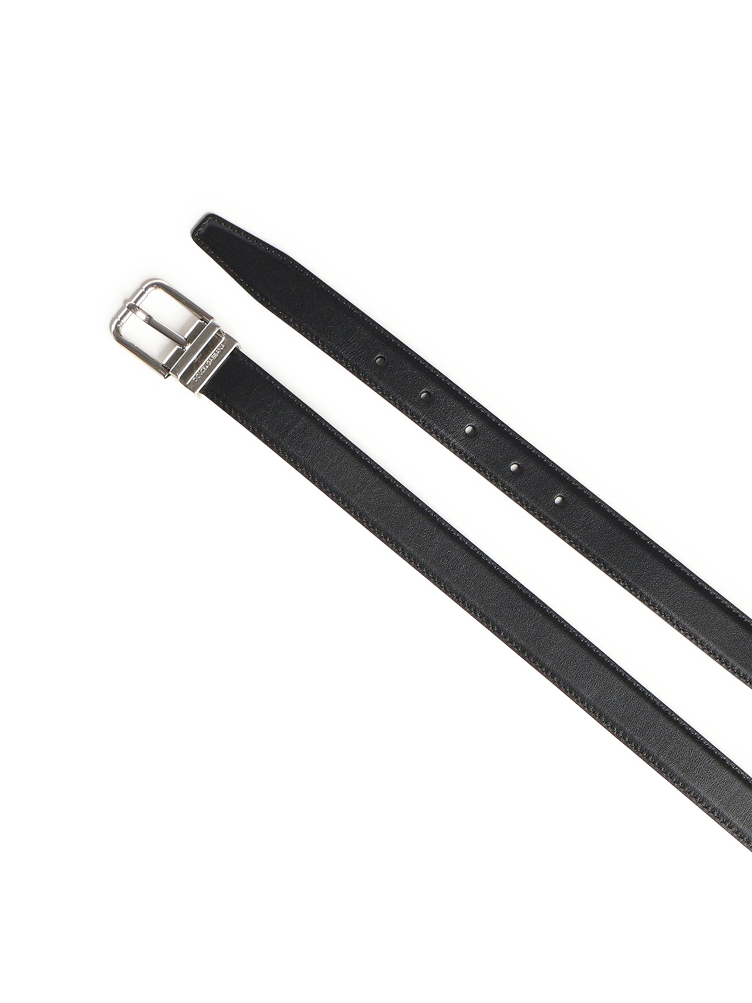 Dolce & Gabbana Belts Black Calfskin