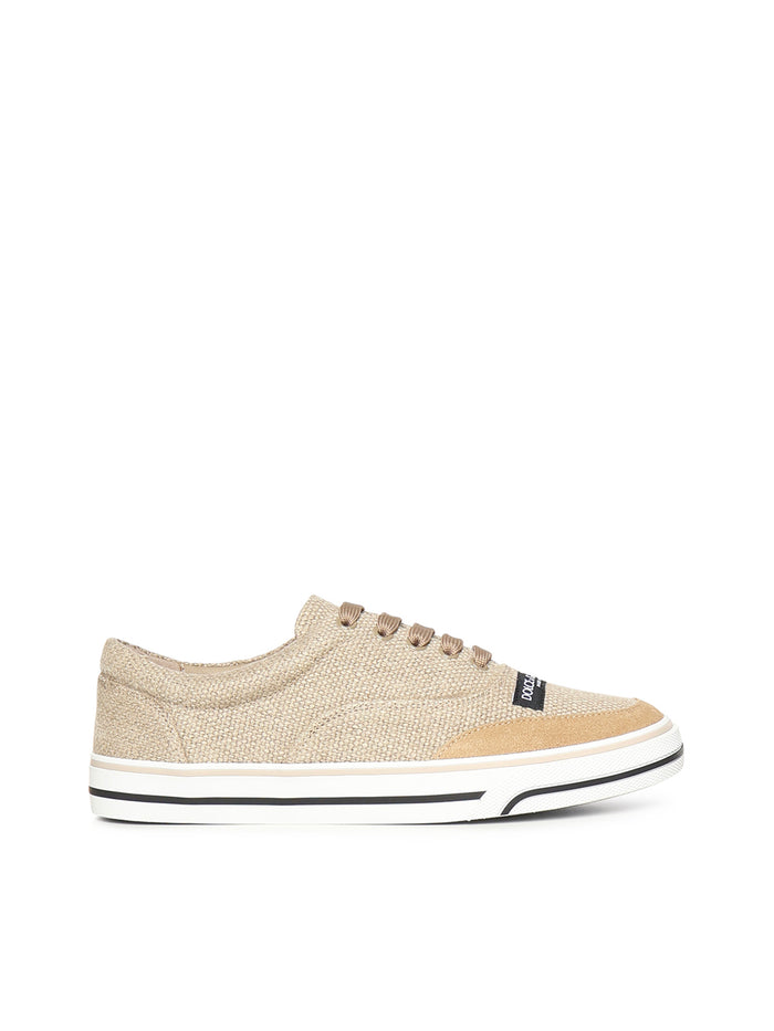 Dolce & Gabbana Sneakers Beige Linen