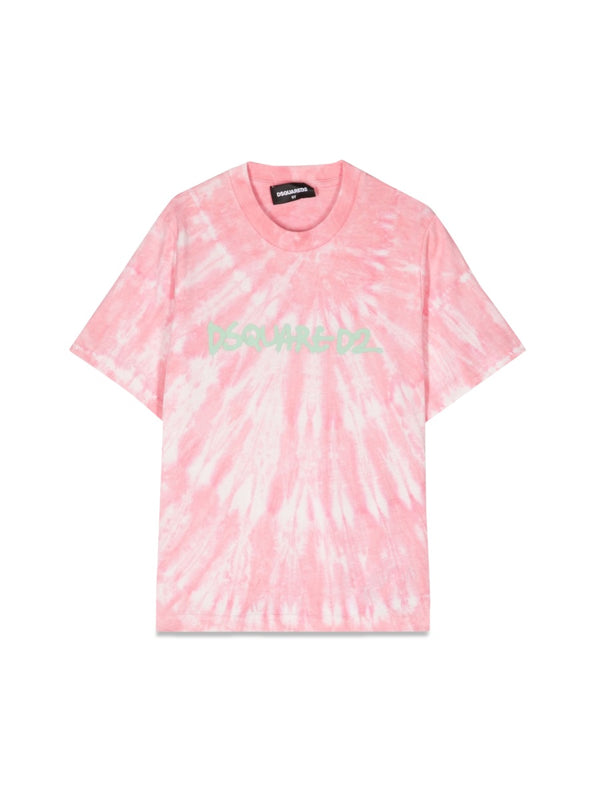 T-Shirt Mc Logo Pink Cotton T-shirts