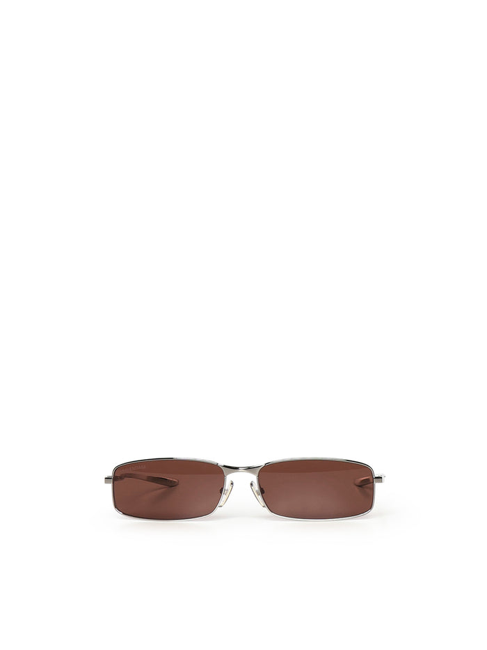 Balenciaga Sunglasses Brown Metal