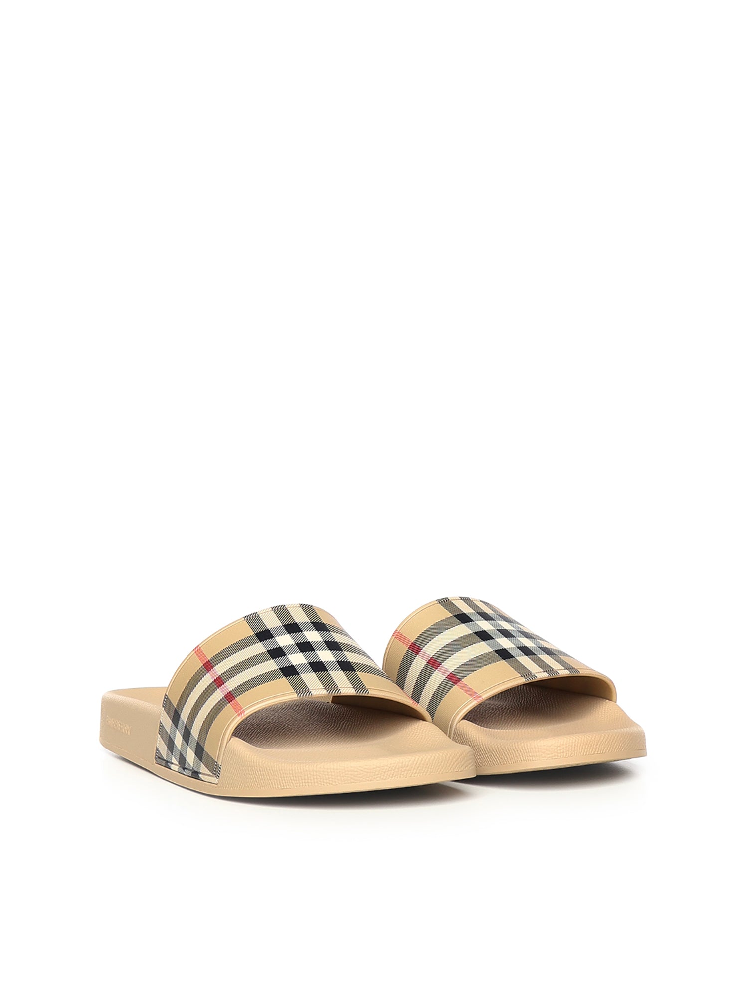 Burberry Sandals Beige Polyurethane