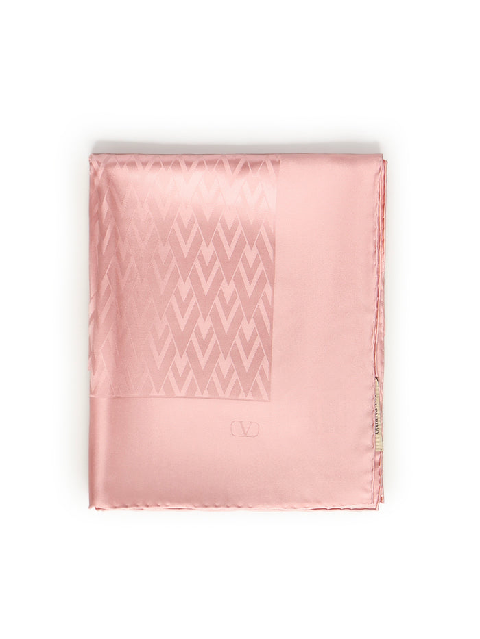 Valentino Garavani Scarfs Pink Silk