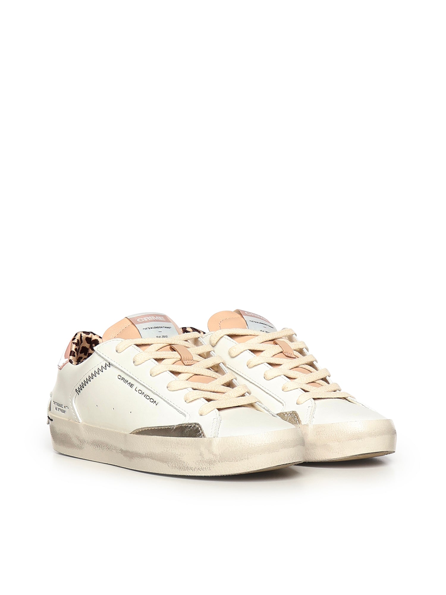 Crime London Sneakers White Leather