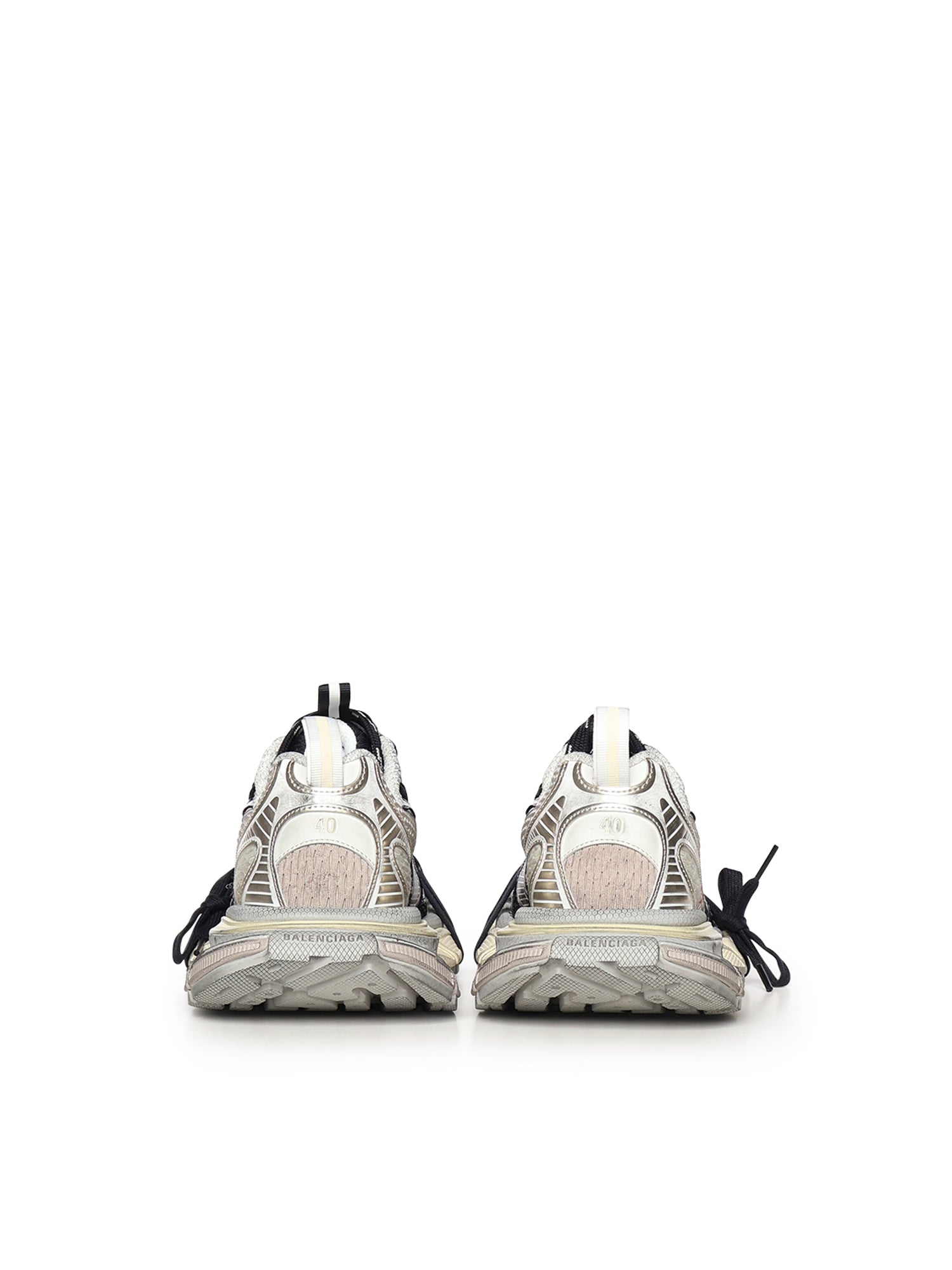 Balenciaga Sneakers Light Yellow/red/navy Polyurethane