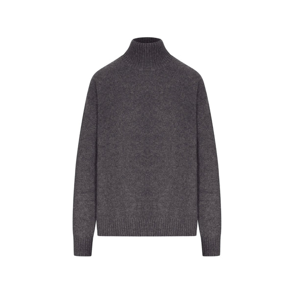 Sweater Nocino Grey Leather