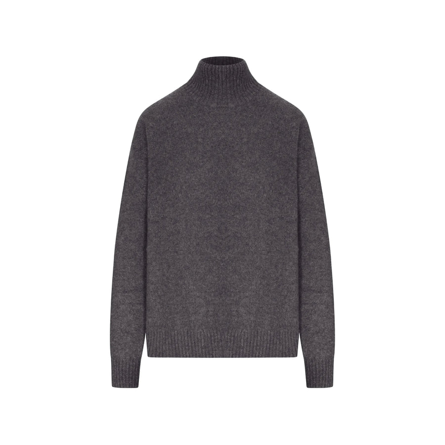 Sweater Nocino Grey Leather