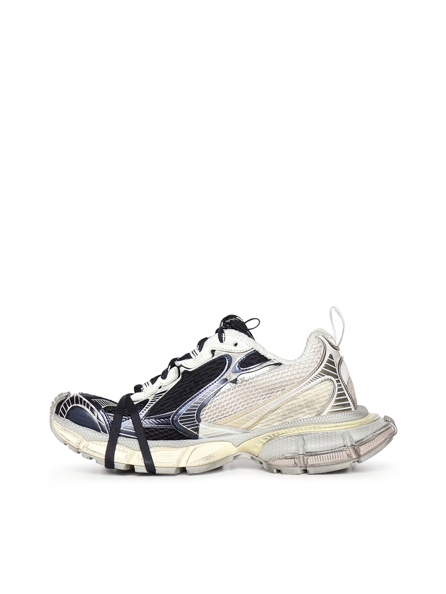 Balenciaga Sneakers Light Yellow/red/navy Polyurethane