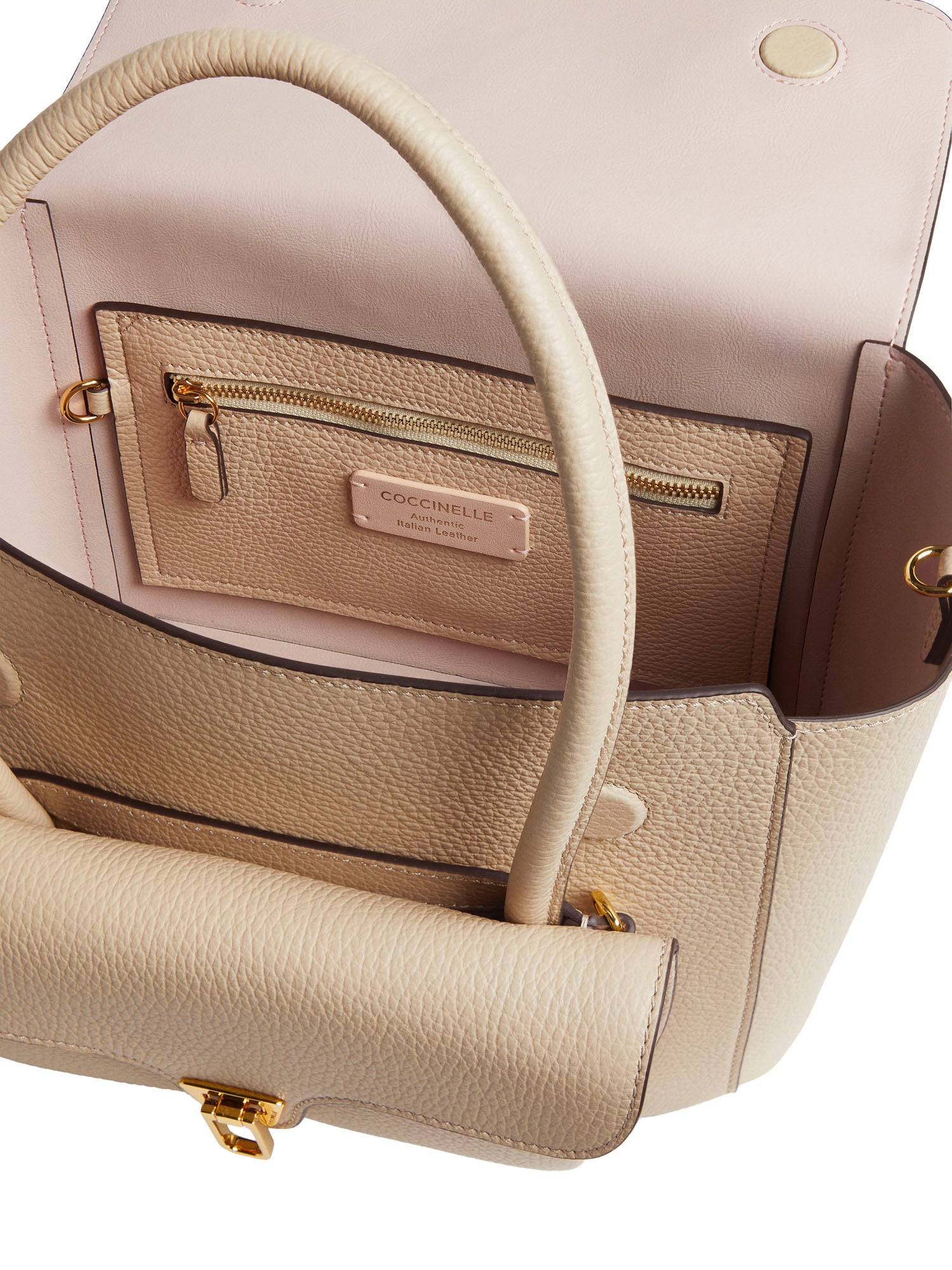 Coccinelle Bags Sandshell Cowskin