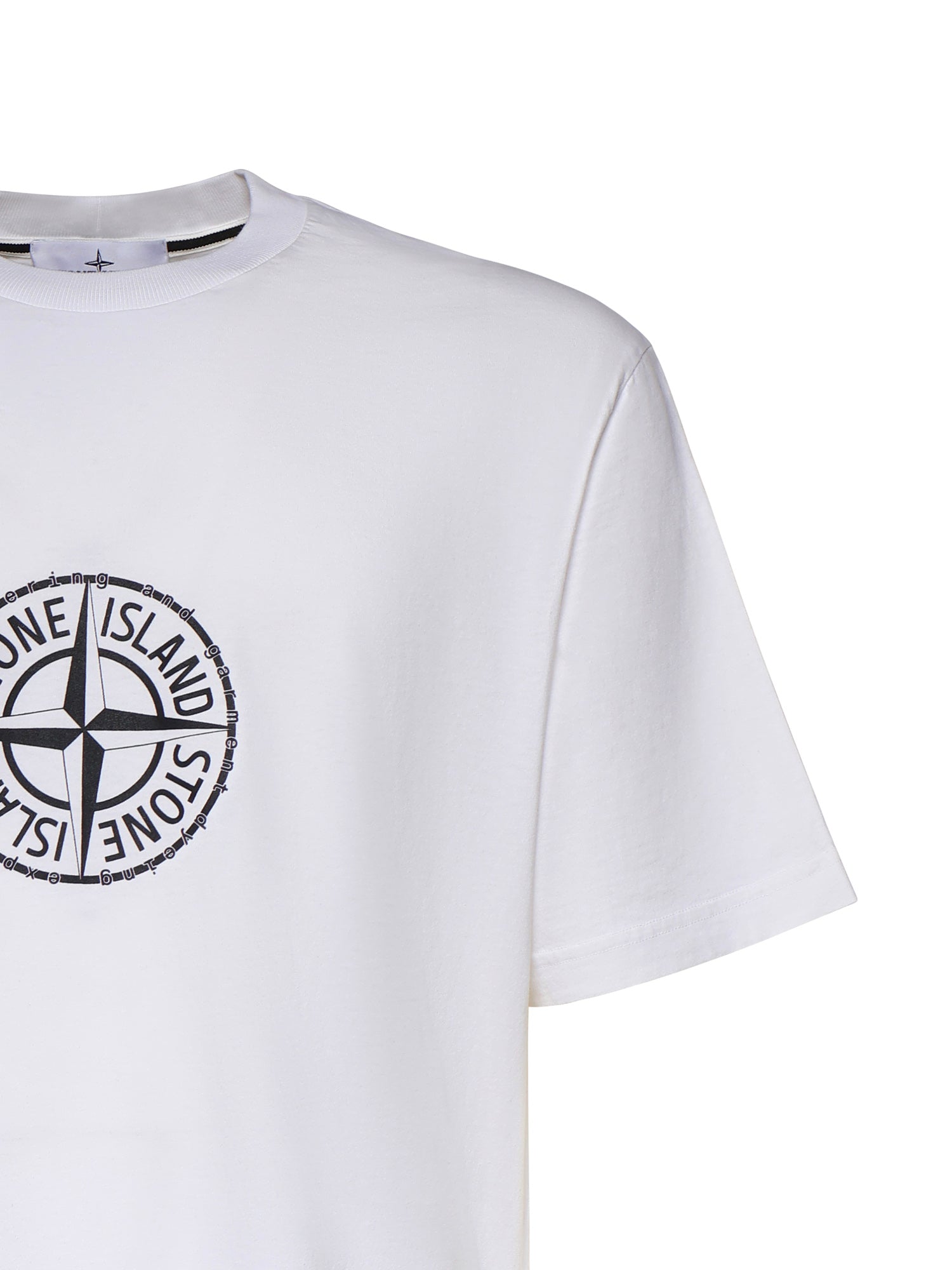 Stone Island T-shirts and Polos White Cotton