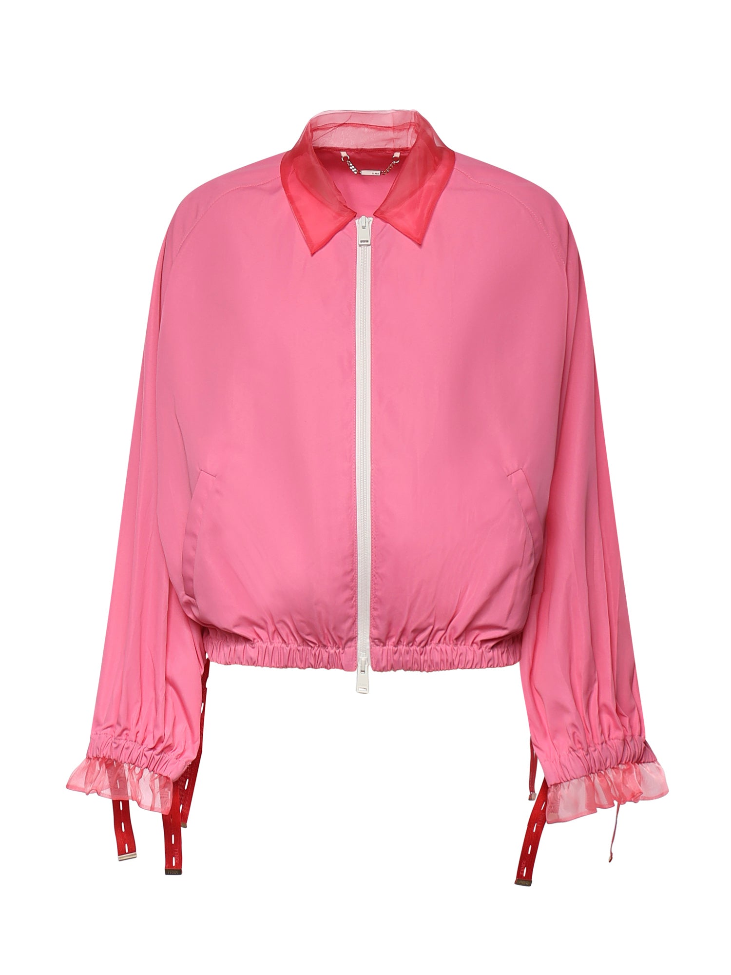 Fendi Coats Pink Viscose