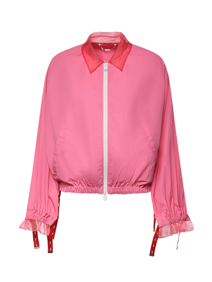 Fendi Coats Pink Viscose