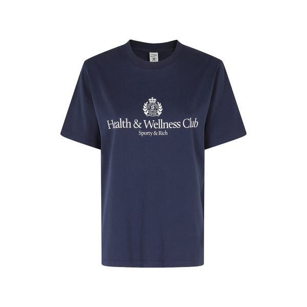 T-Shirt Crew Neck Blue Cotton T-shirts & Jerseys