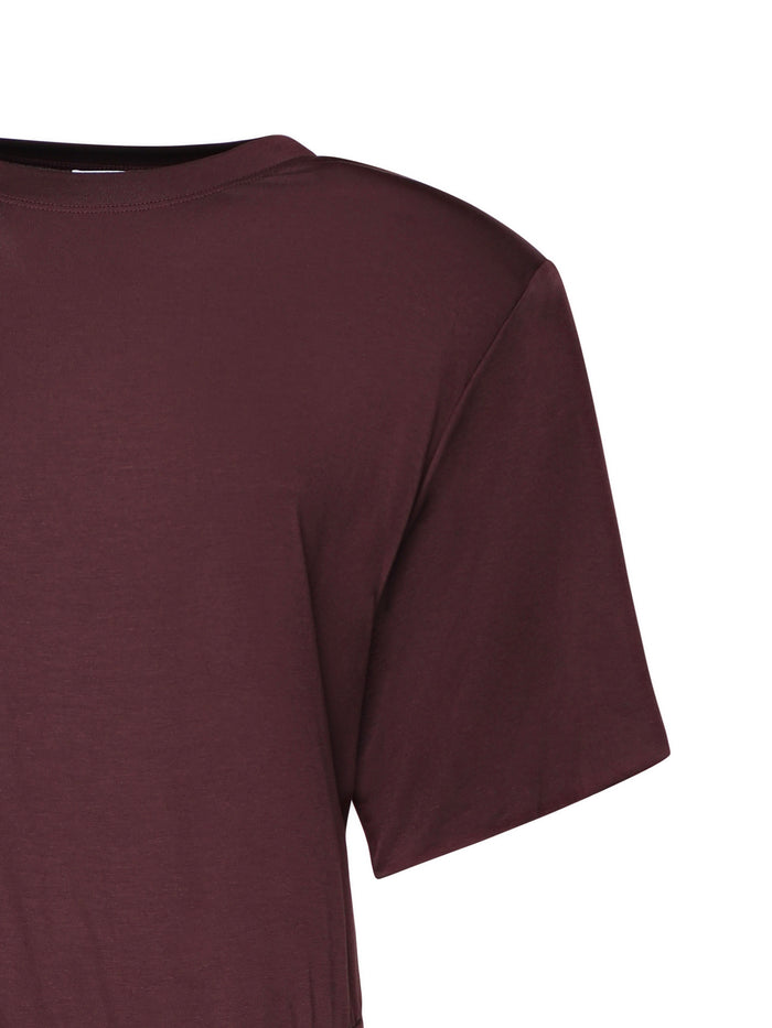 The Andamane Dresses Aubergine Viscose