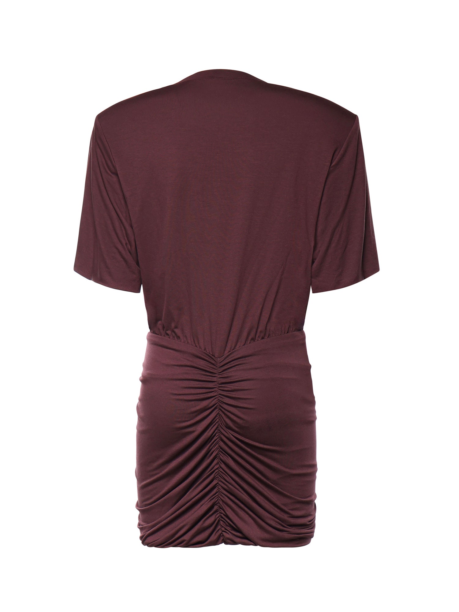 The Andamane Dresses Aubergine Viscose