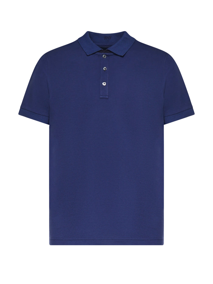 Fay T-shirts and Polos Blu Cotton