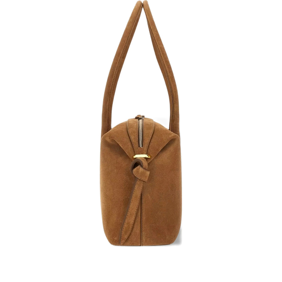 Shoulder Bag Brioche Duffle Suede Brown Outer: Suede; Lining: Nylon