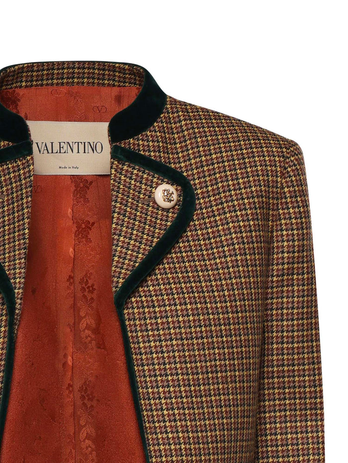 Valentino Garavani Jackets Yellow/brown/beige/black Virgin Wool