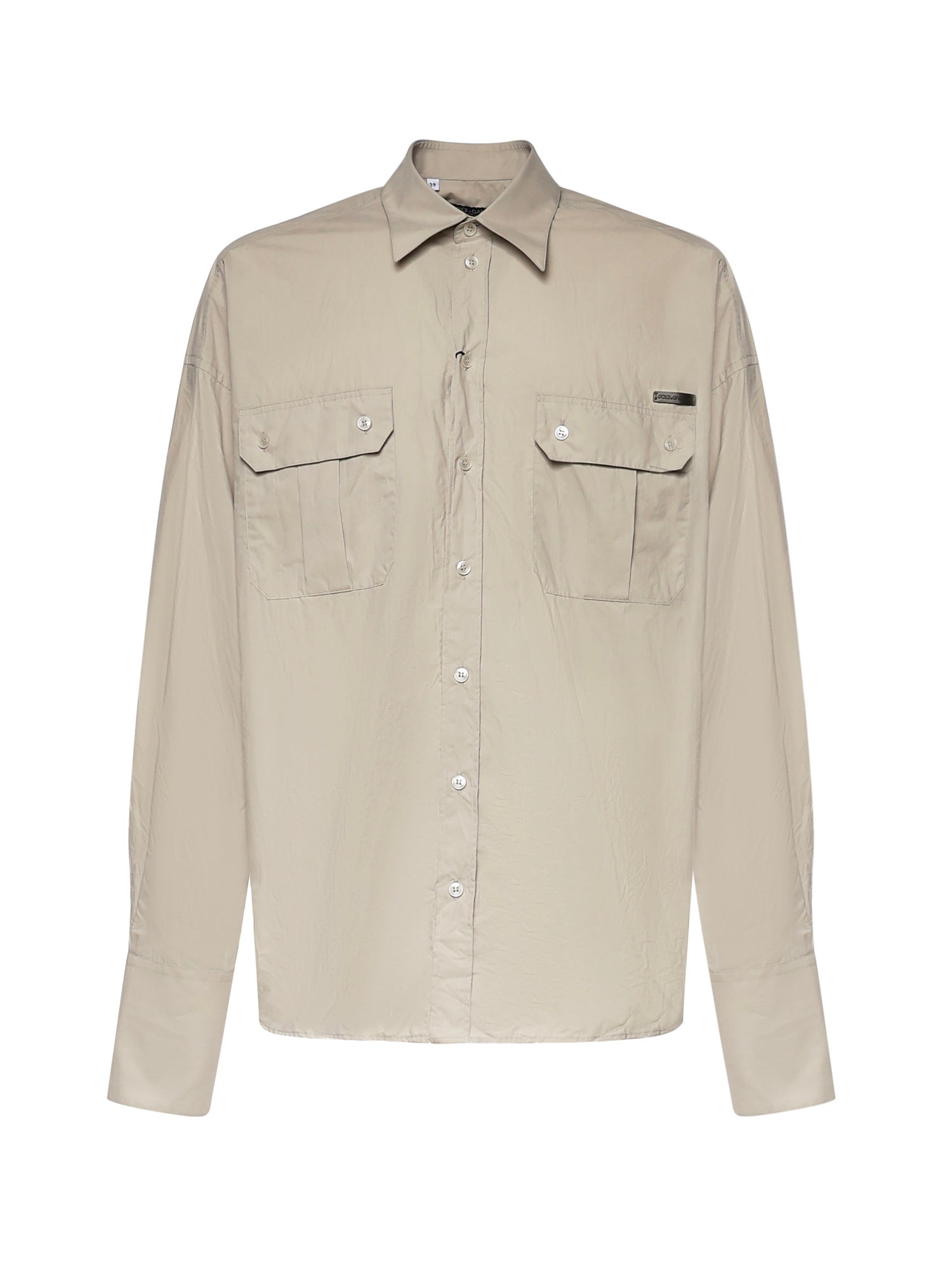 Dolce & Gabbana Shirts Beige Cotton