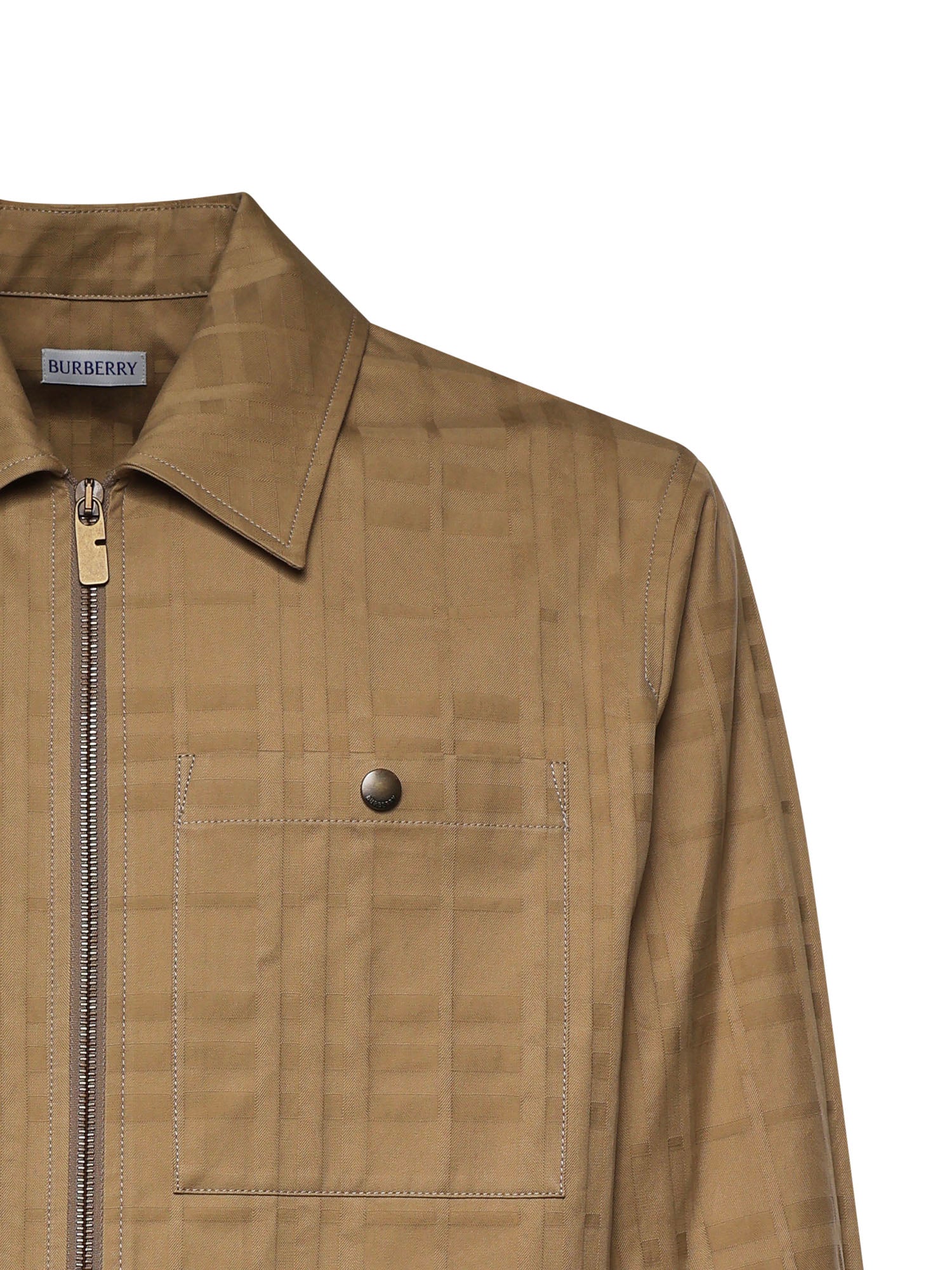 Burberry Jackets Beige Cotton