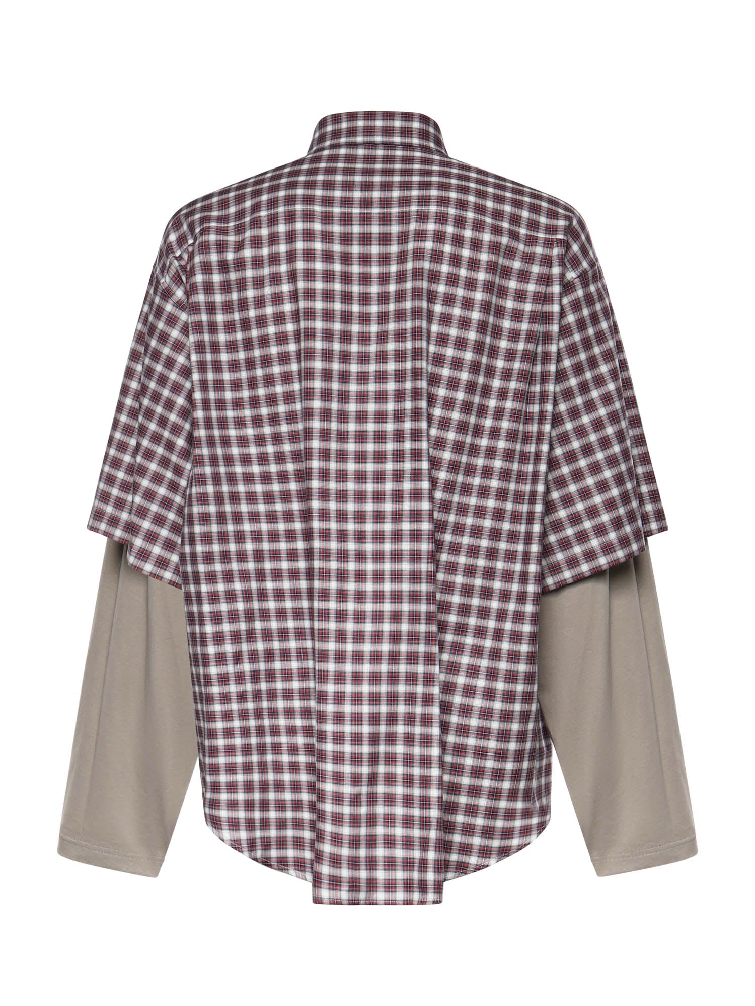 Balenciaga Shirts Red/navy Cotton