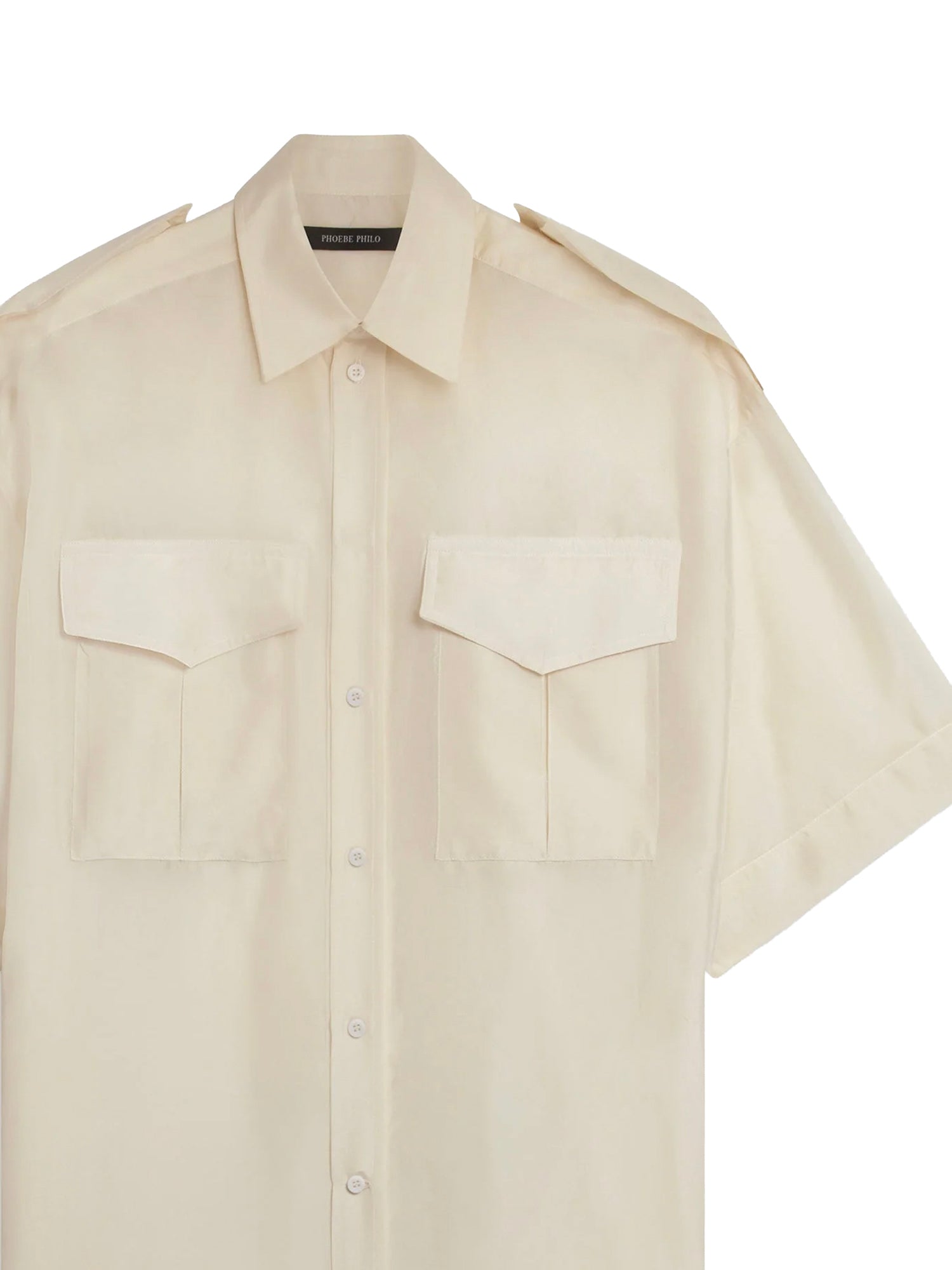PHOEBE PHILO Shirts Vanilla Silk