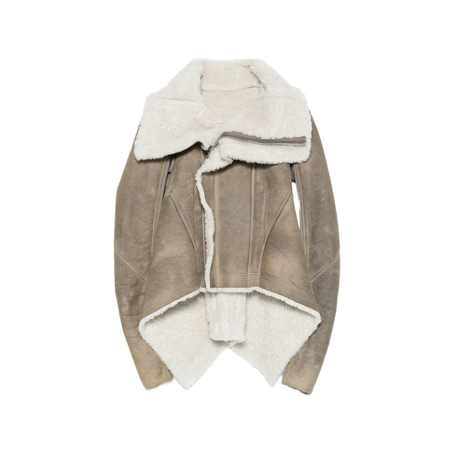 Leather Jacket Grey Grey/neutrals