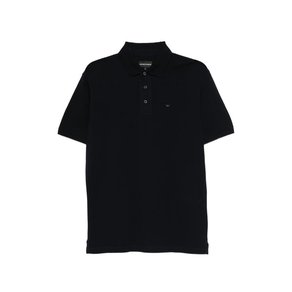 Cotton Polo Sweater Black Shirts