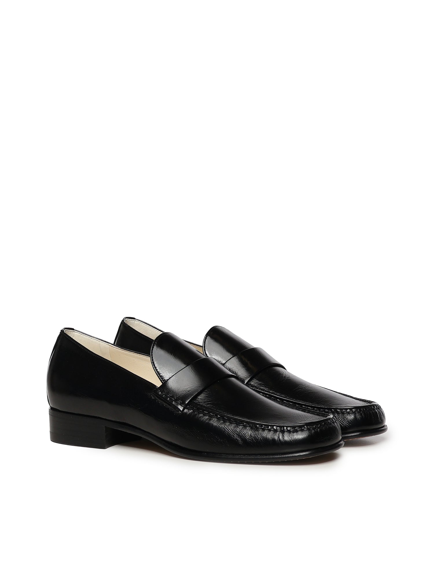 PHOEBE PHILO Flat shoes Black Shiny Calf
