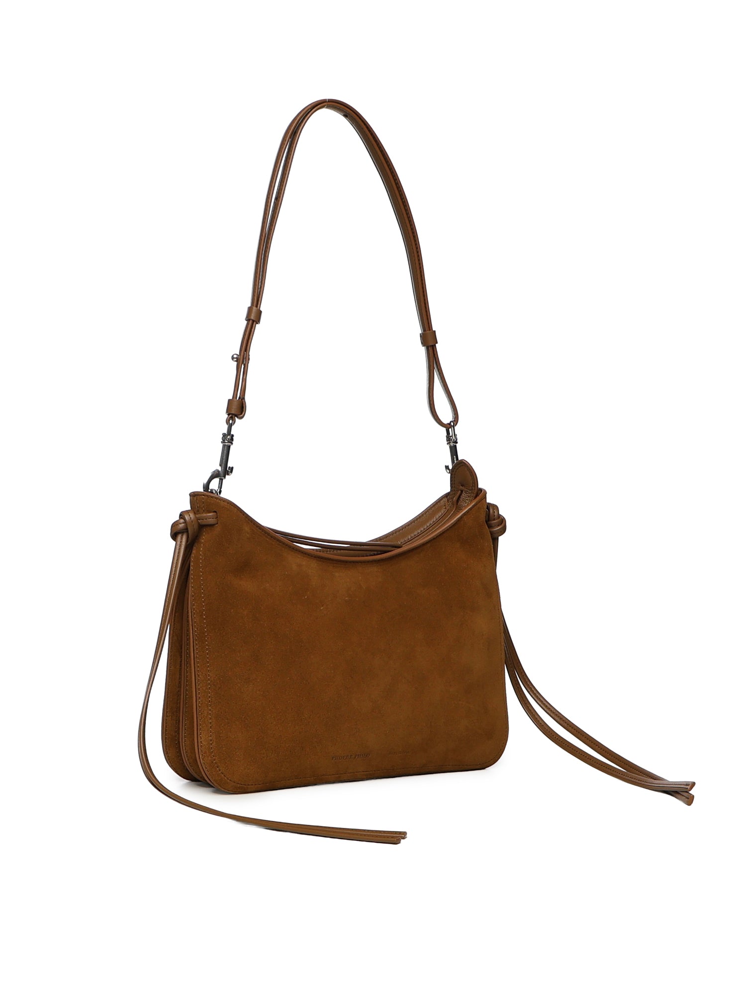 PHOEBE PHILO Bags Toffee Silver Suede / Leather