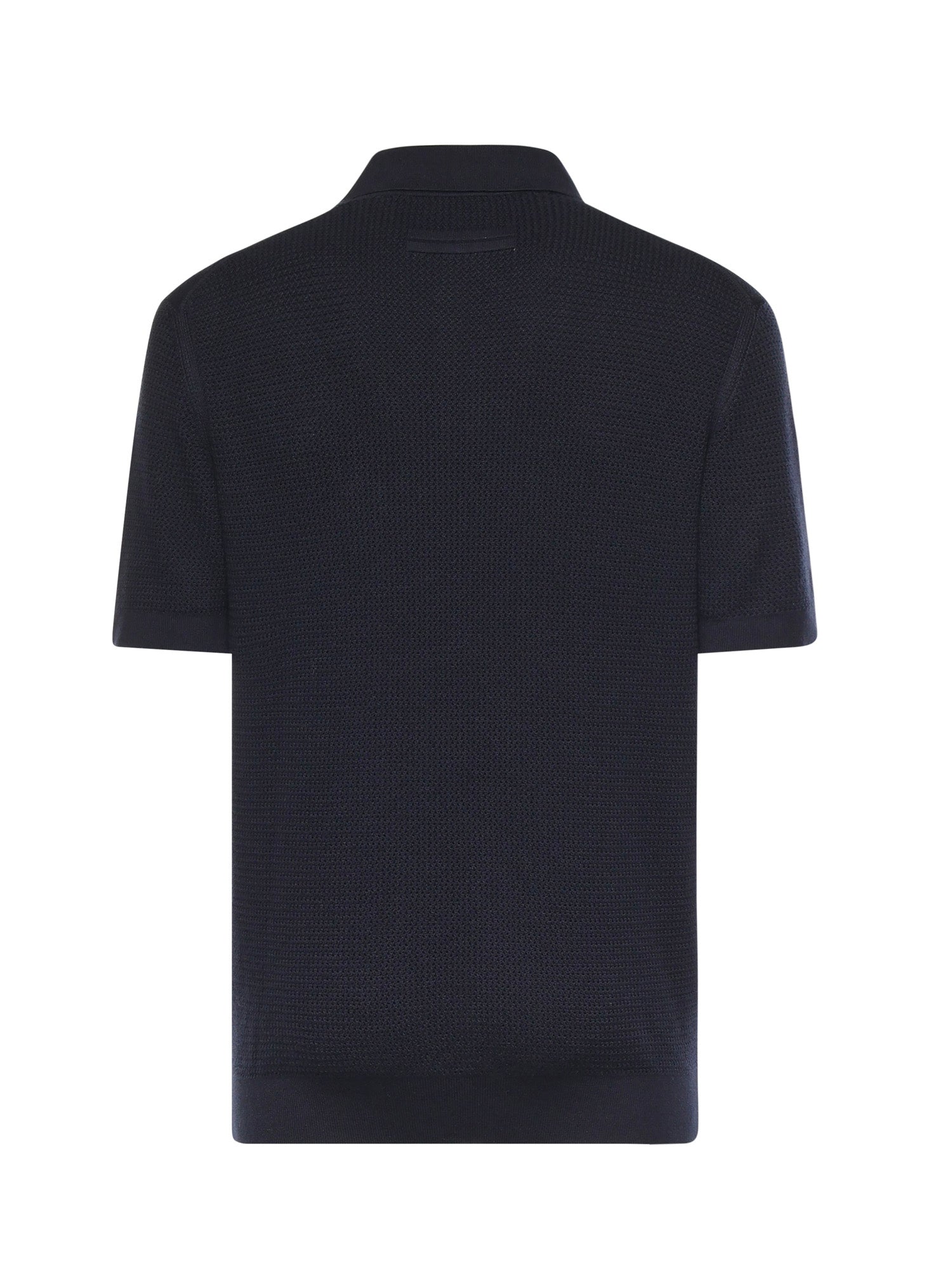 ZEGNA T-shirts and Polos Blue Navy Cotton