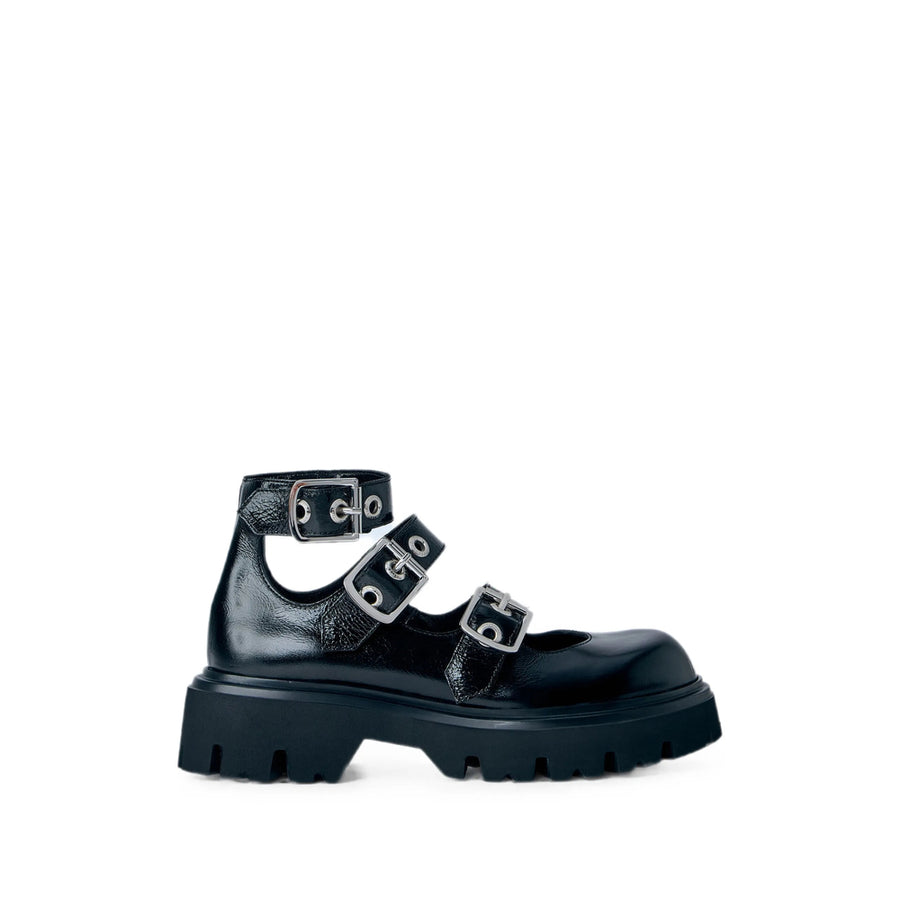 Shoes Black Leather