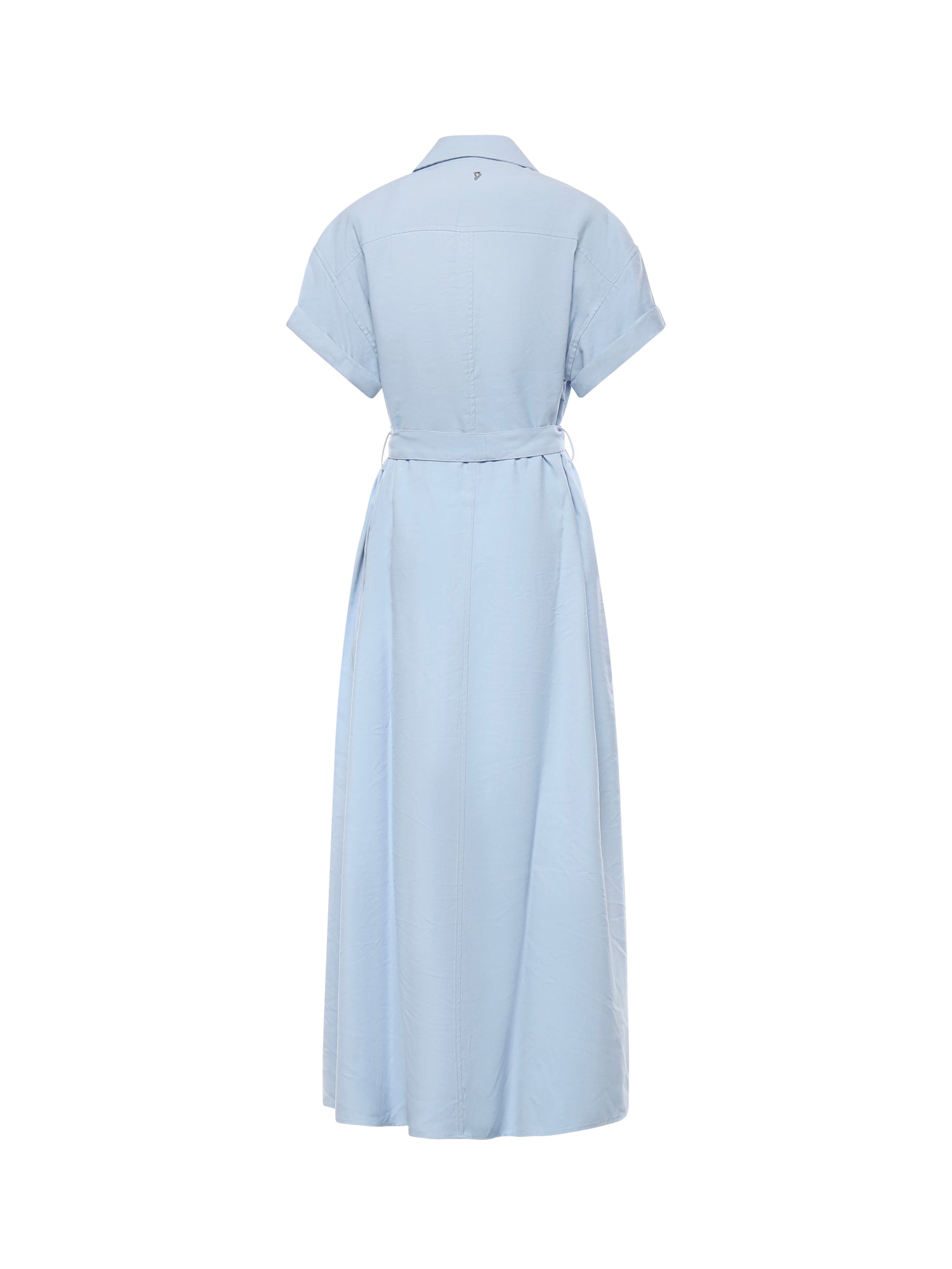 Dondup Dresses Powder Blue Viscose Polyester