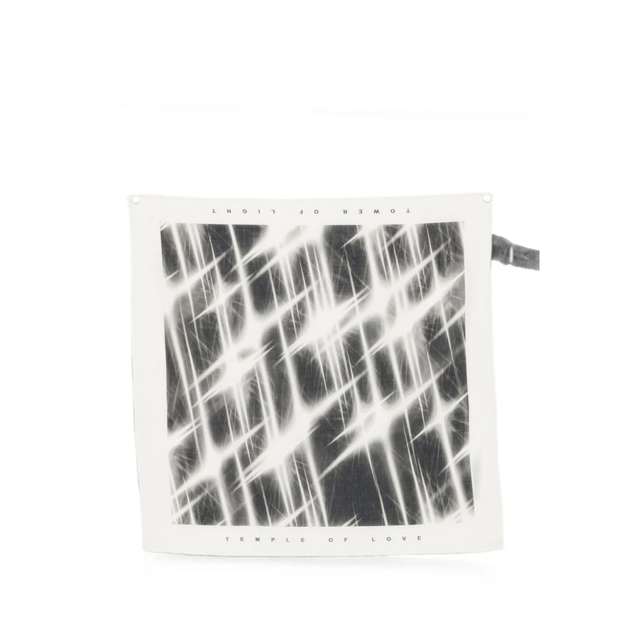 Scarf Hunk White-Black Cashmere White/black