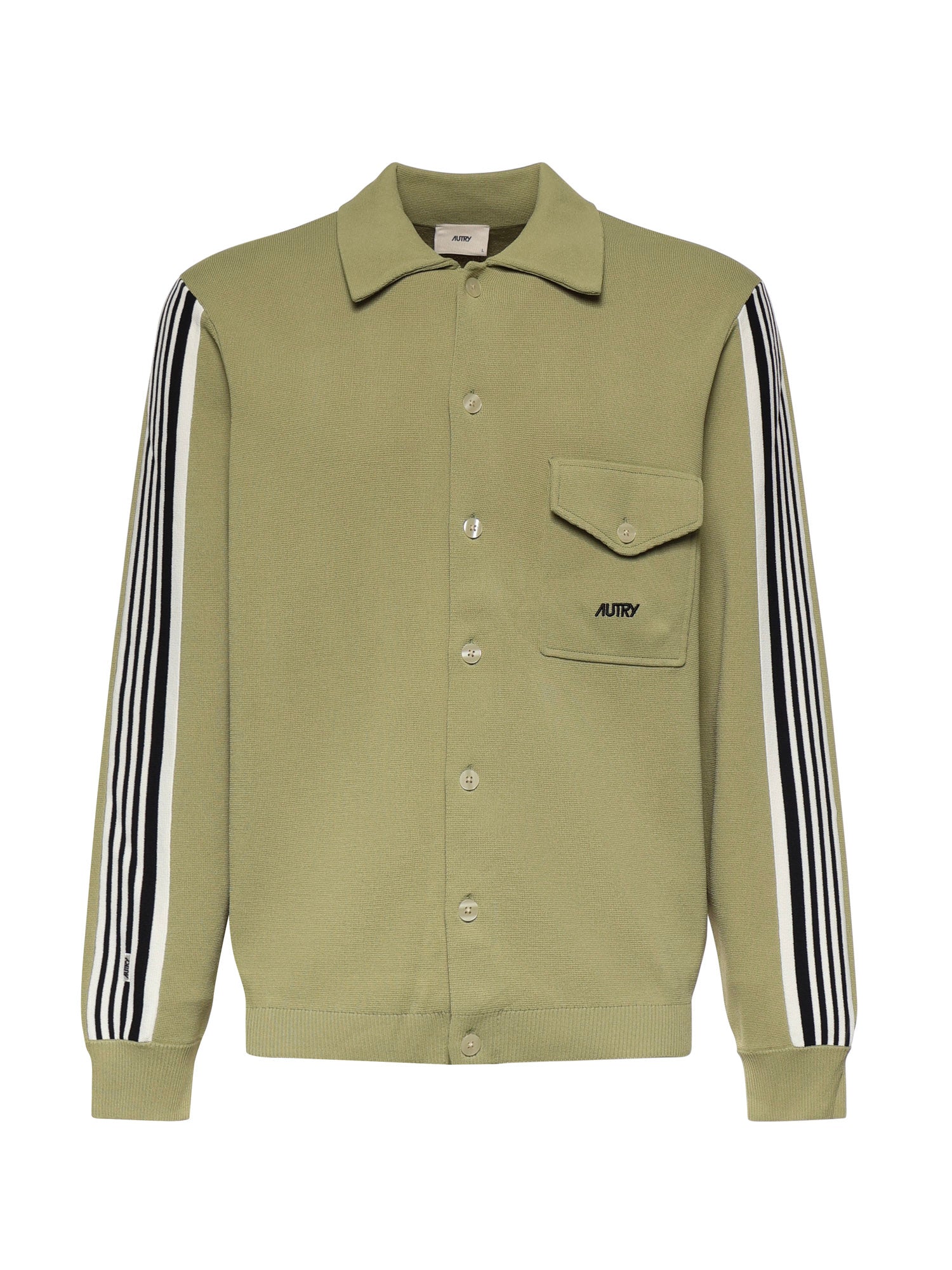 AUTRY Shirts Green Viscose - Nylon