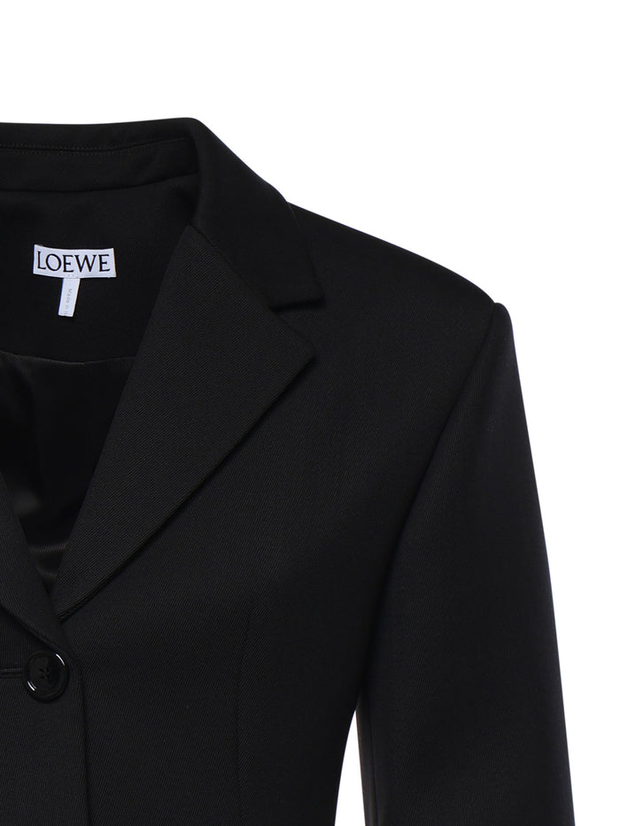 Loewe Jackets Black Wool